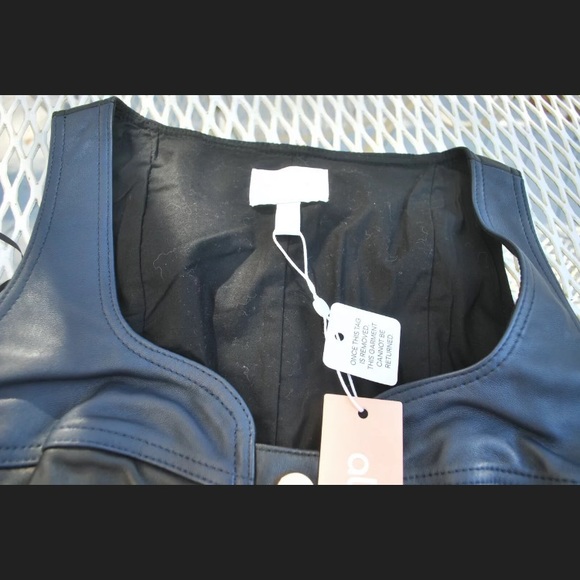 Alice McCall Disco Button Leather Mini Dress - Picture 6 of 7